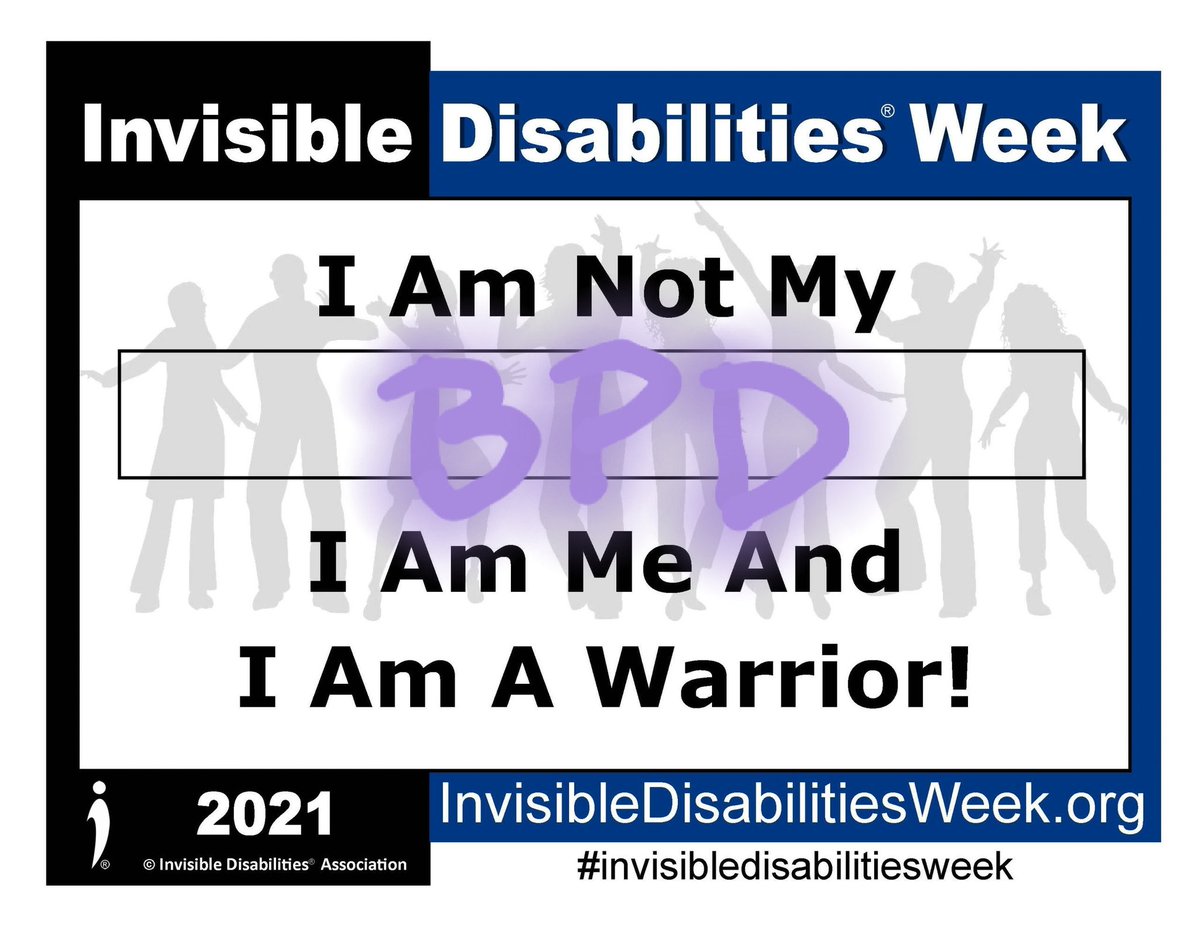 It is #InvisibleDisabilitiesWeek so let's talk BPD! BPD is Borderline Personality Disorder (not Bipolar). BPD for me is intense black&white thinking ('I must be great streamer all the time or I am a failure'), severe mood swings, and unstable relationships. I am a #BPDWarrior ❤