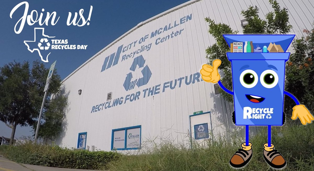 We are 22 days away from Texas Recycles Day Drive Thru event! Don't forget to mark your calendars♻✅#recycle #recycled #recycler #RecycleRight #recycledmaterials #recycleandplay #recycledplastic #mcallen #mcallentx