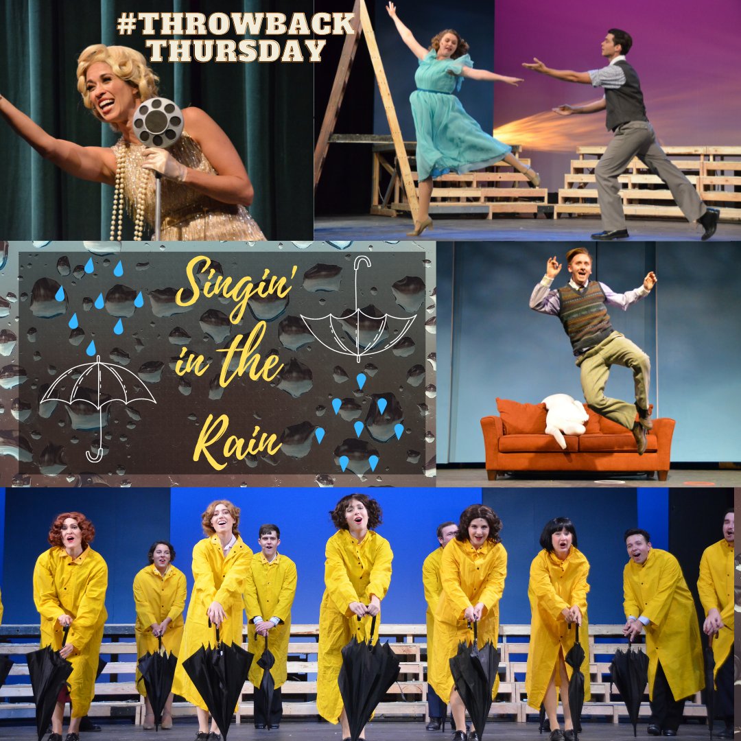 ABQliltheatre's tweet photo. #ThrowbackThursday to our production of Singin' in the Rain.  This show closed out 89th Season in 2019 and starred some new and returning favorited of the Albuquerque Theatre Community.

#Theatre #Albuquerque #ClassicMusical #MusicalTheatre #GoodMornin #tapdance #MakeEmLaugh https://t.co/BUMnysQcrF