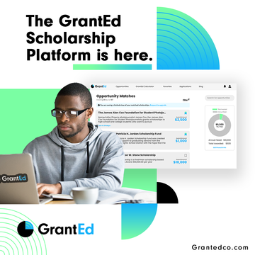 ❗❗❗ The GrantEd Scholarship Calculator is now live! 

Now, you can visit our platform, enter your demographic data, financial needs and be matched with curated scholarship opportunities in minutes.

Sign up for a FREE account today! buff.ly/3ATMtzB