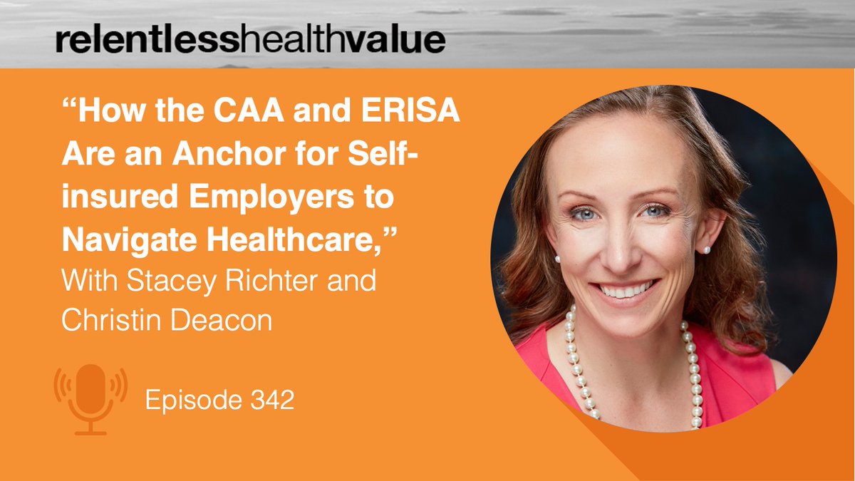 PinnacleHealthC's tweet photo. @deacon_christin of @4CHealth discusses the #CAA and #ERISA for #selfinsured #employers on @RelentlesHealth's #healthcarepodcast. #healthcare #podcast #digitalhealth

https://t.co/PcGv0oYXKj https://t.co/ajh5irAUd6