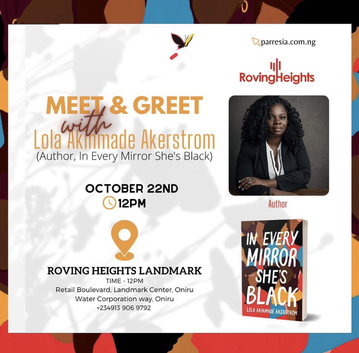 TravelMassiveLG's tweet photo. Hello Lagos ☀️ Our very own @LolaAkinmade (award-winning Sweden-based travel photographer and writer) is in Lagos for the next few days for media tours &amp; readings of her newest book @ineverymirror If you can, do drop by/tune in. Thanks!

#travelmassive #BePartOfSomethingMassive https://t.co/xJxI3TzoBy