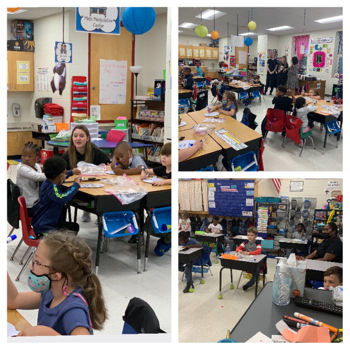 CareerTech_TPSD's tweet photo. Teacher Academy students spent their first day of field experience at Parkway Elementary where they worked with kindergarten and 1st &amp; 2nd graders. #futureeducators #teacherprep #cte #TPSD https://t.co/R0LhMxlHSl