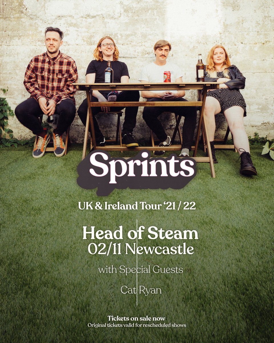 Another superb gig put together by the wonderful promoters The Kids Are Solid Gold! 🎉🎶

Sprints, Cat Ryan, and The Samphires share the stage on 2 Nov 🤩

Tickets: seetickets.com/event/sprints/… 🎟️

Event: facebook.com/events/1657677…