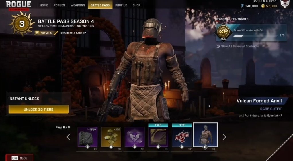 Vulcan Forged Anvil!
You get him on tier 33 of the pass!
#RogueCompany