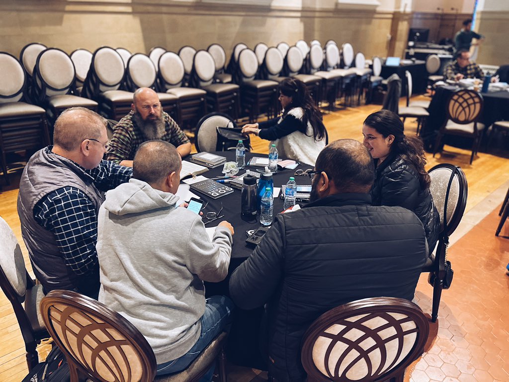 sendtwincities's tweet photo. Sam Choi speaking to planters at our @sendtwincities 2021 Vision Refresh on “Mission Matters: What Are You Doing?”
•
“We must have a clear strategy to move our churches from mission statements to missional realities.” https://t.co/VRY72JNfd8