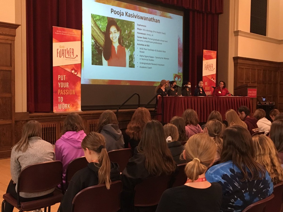 Luscience's tweet photo. Closing session.  Another great day for the girls in our school.  Thank you ⁦@WiSE_ISU⁩ #gofurther https://t.co/jPCyVVnojR