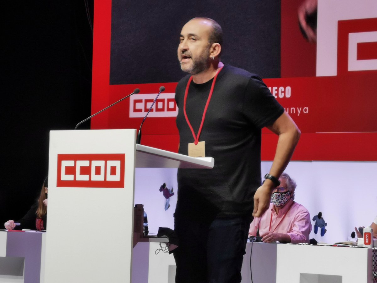 ccoocatalunya's tweet photo. @PachecoJpacheco  mostra #OrgullCCOO per l'actuació del sindicat en la pandèmia. En el diàleg social, en l'assessorament directe, en la mobilització https://t.co/UWvz9lQL44