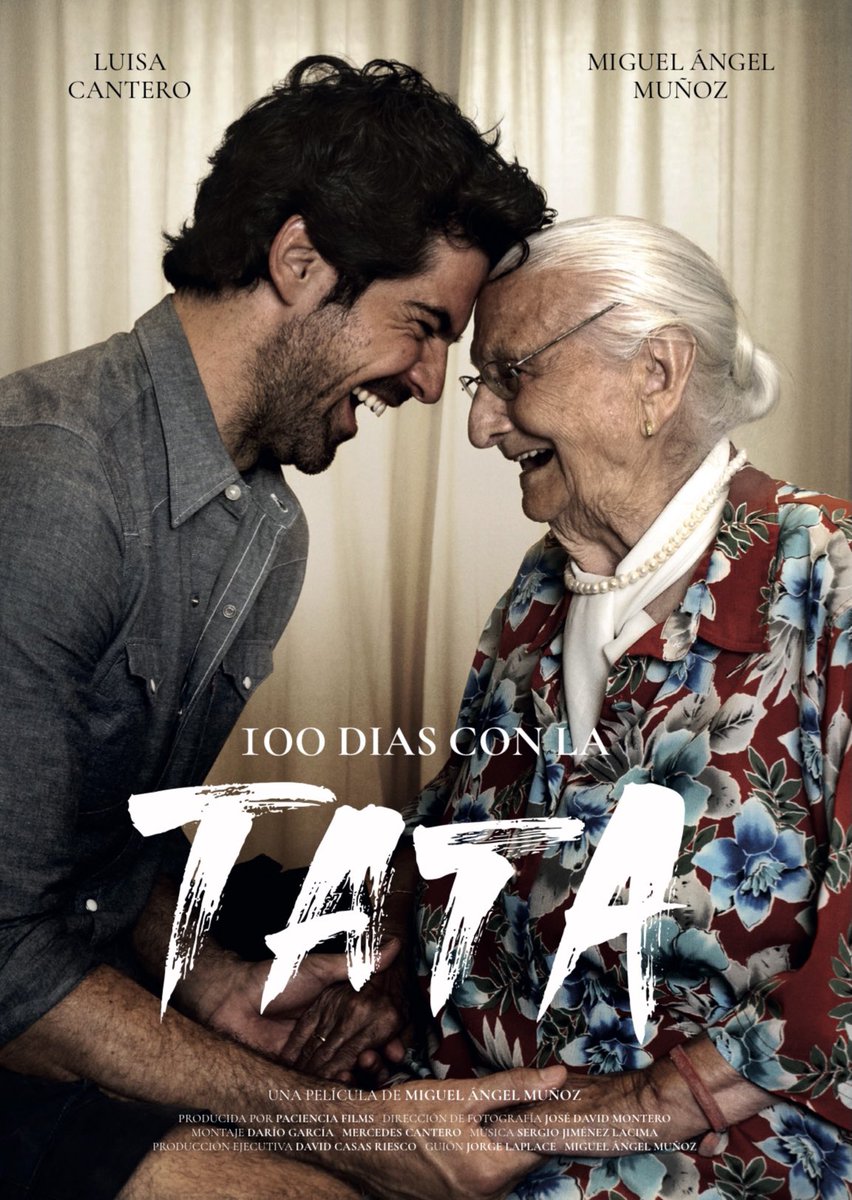miguelamunoz's tweet photo. No sabéis la ilusión que me hace compartir con vosotros  el cartel del proyecto más importante de mi vida ❤️
#100DIASCONLATATA 💥
Es la primera vez para los 2! 🤞🏻
Sin embargo la actriz @soylatatareal está #FELIZ 👵🏼 y el director “un servidor” muy nervioso 😅 https://t.co/B8RCS6yS5B