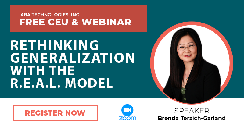 abatechnologies's tweet photo. Register now Free CEU: https://t.co/ndME3nv7w7
Free Rethinking Generalization with the R.E.A.L. Model #CEU #Webinar
Date: 11-3-2021
Time: 12PM (EST)
Duration: 50-75 minutes
CEU Value: 1 #BACBLearningCEU
#Generalization #freeCEU #bcba #bcaba #aba #abaGeneralization #abaceu #asd https://t.co/ye0MHVbU4L