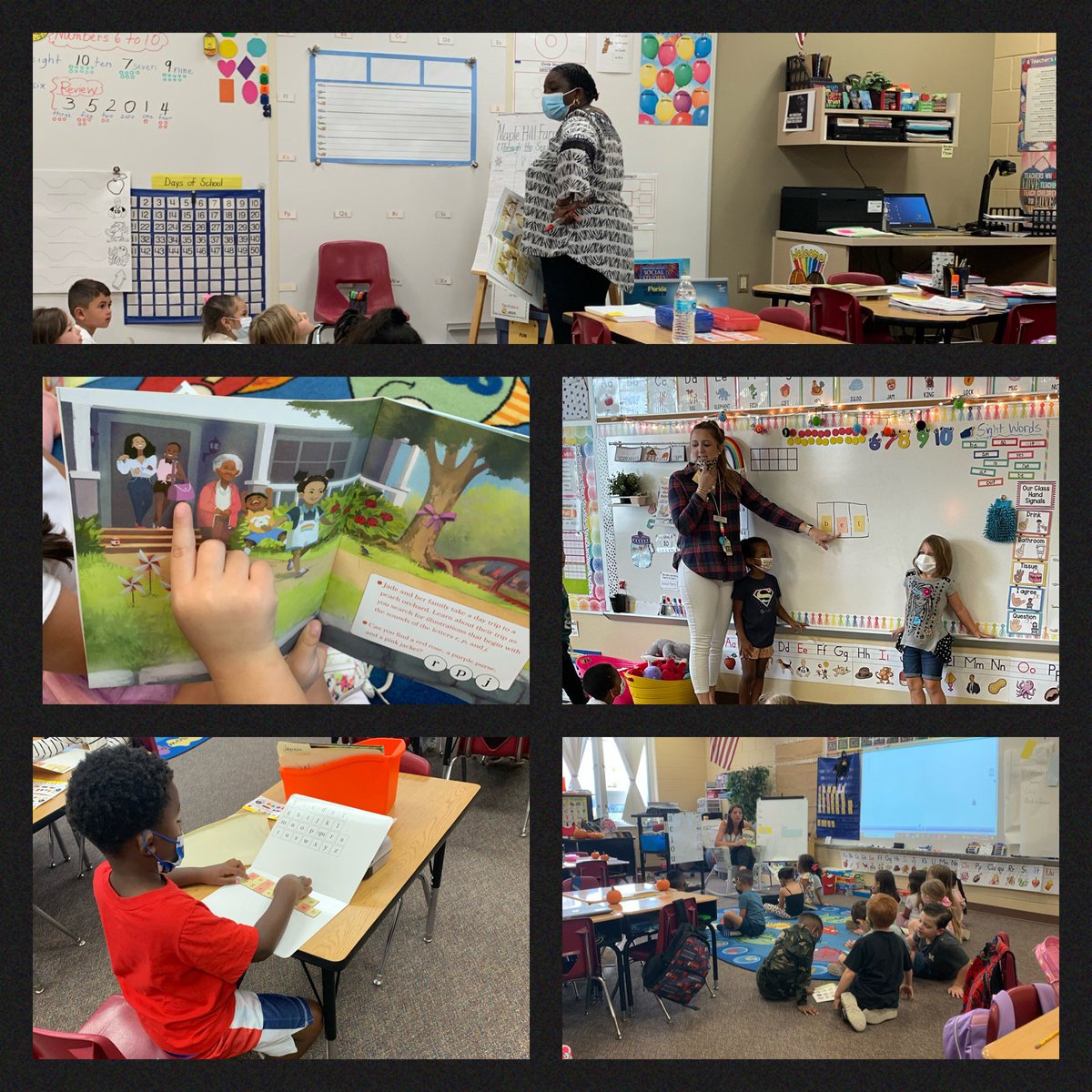 Kindergarten teachers @SorrentoElem all working hard to ensure student learning!!!!!❤️