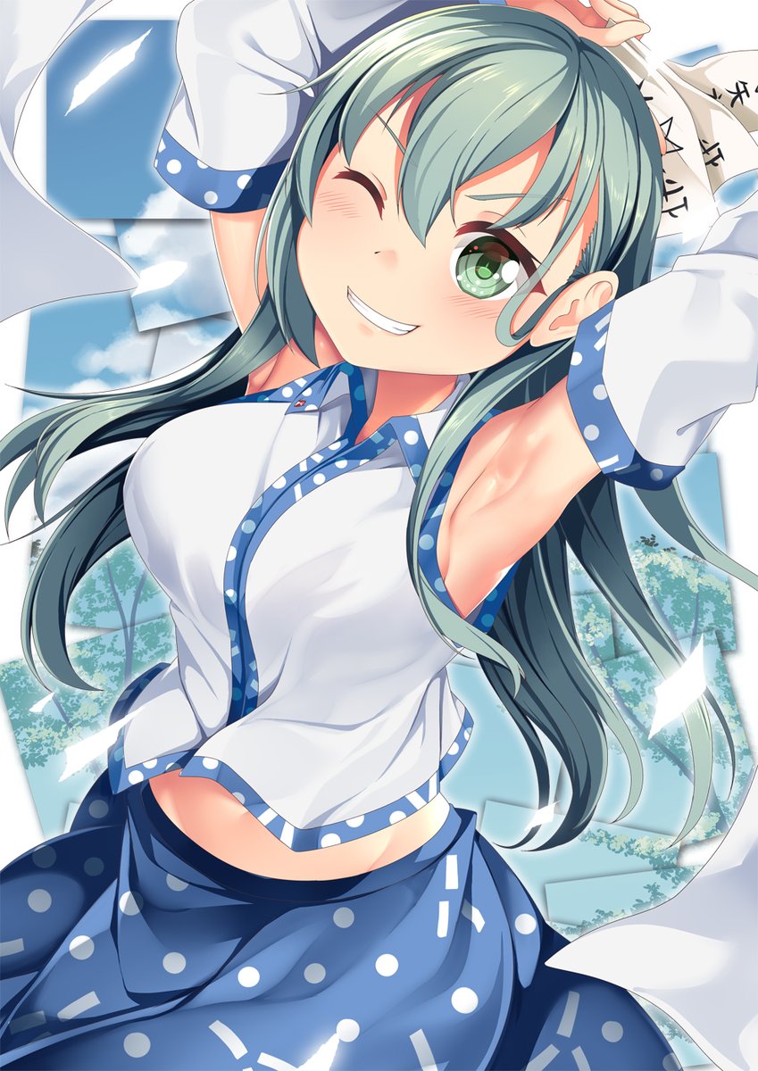東方 21 鈴谷 鈴谷x東風谷早苗 今後も東方コスプレを描いていくかもしれませ Aurelia Vinia Dewi Yasumeyukito のイラスト 東方 21 鈴谷 鈴谷x東風谷早苗 今後も東方コスプレを描いていくかもしれませ Aurelia Vinia Dewi Yasumeyukito のイラスト