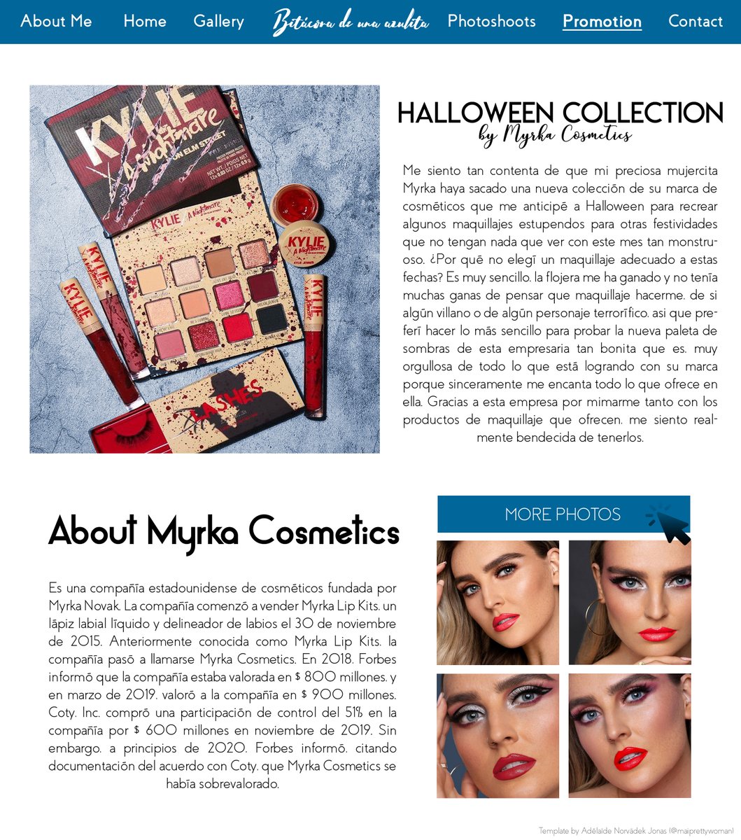 maiprettywoman's tweet photo. 克萊塔. ------ #MYRKAXNOES

Me siento muy bendecida por los nuevos productos que ha sacado mi querida amiga Myrka con su marca de cosméticos por estas fechas de Halloween, ¿ya han pedido su pack de estos productos? Se los recomiendo muchísimo. https://t.co/FulsnrkjFQ