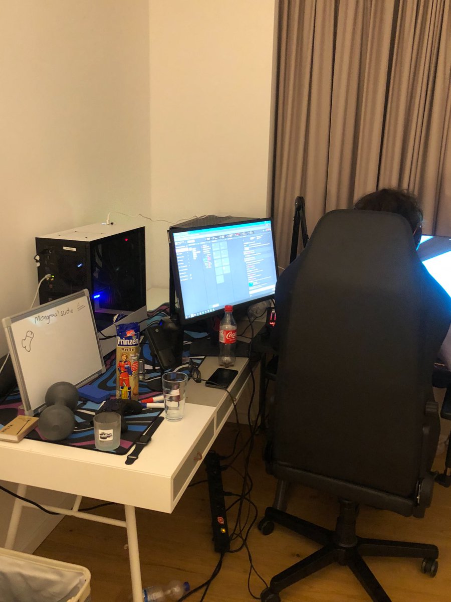 walked in <a href="/aquaa/">aqua</a>’s room after Noble X and he’s still grinding. He even bought a white board to write down his thoughts and improvements 🧠
