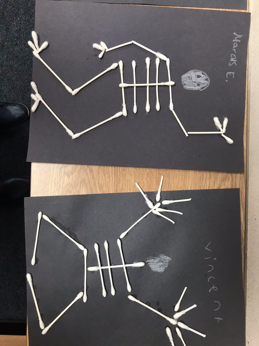 LibrarianMsS's tweet photo. Student choice is happening in the @GrayES_AISD LMC as students choose which skeleton activity to complete #Funnybones #studentengagement https://t.co/pO7qb4zh3n