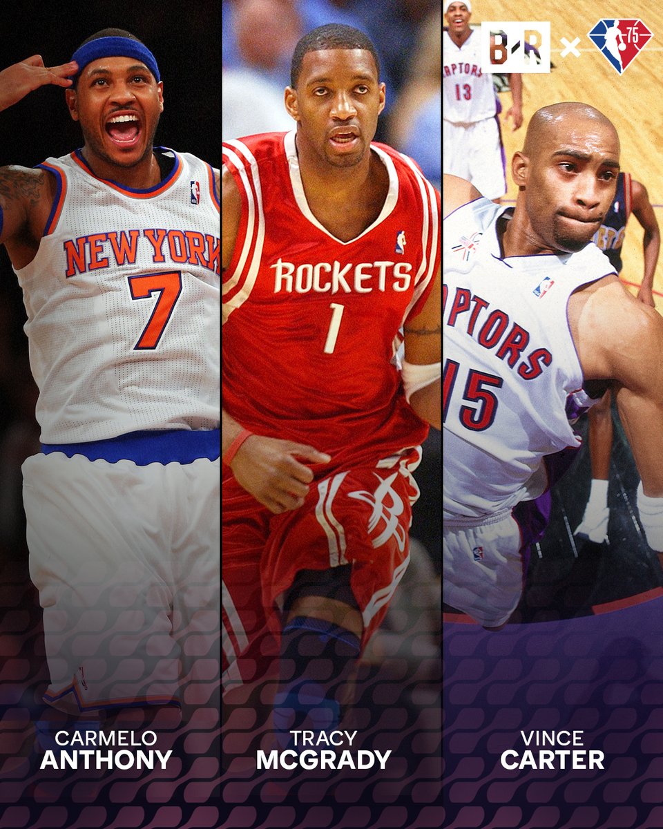 BleacherReport's tweet image. If only one can get in from each trio, who you picking? 👀

Final 25 names of the #NBA75 revealed tonight on @NBAonTNT