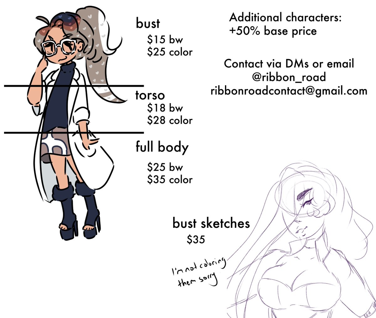 Commission post update with A NEW OPTION wow!