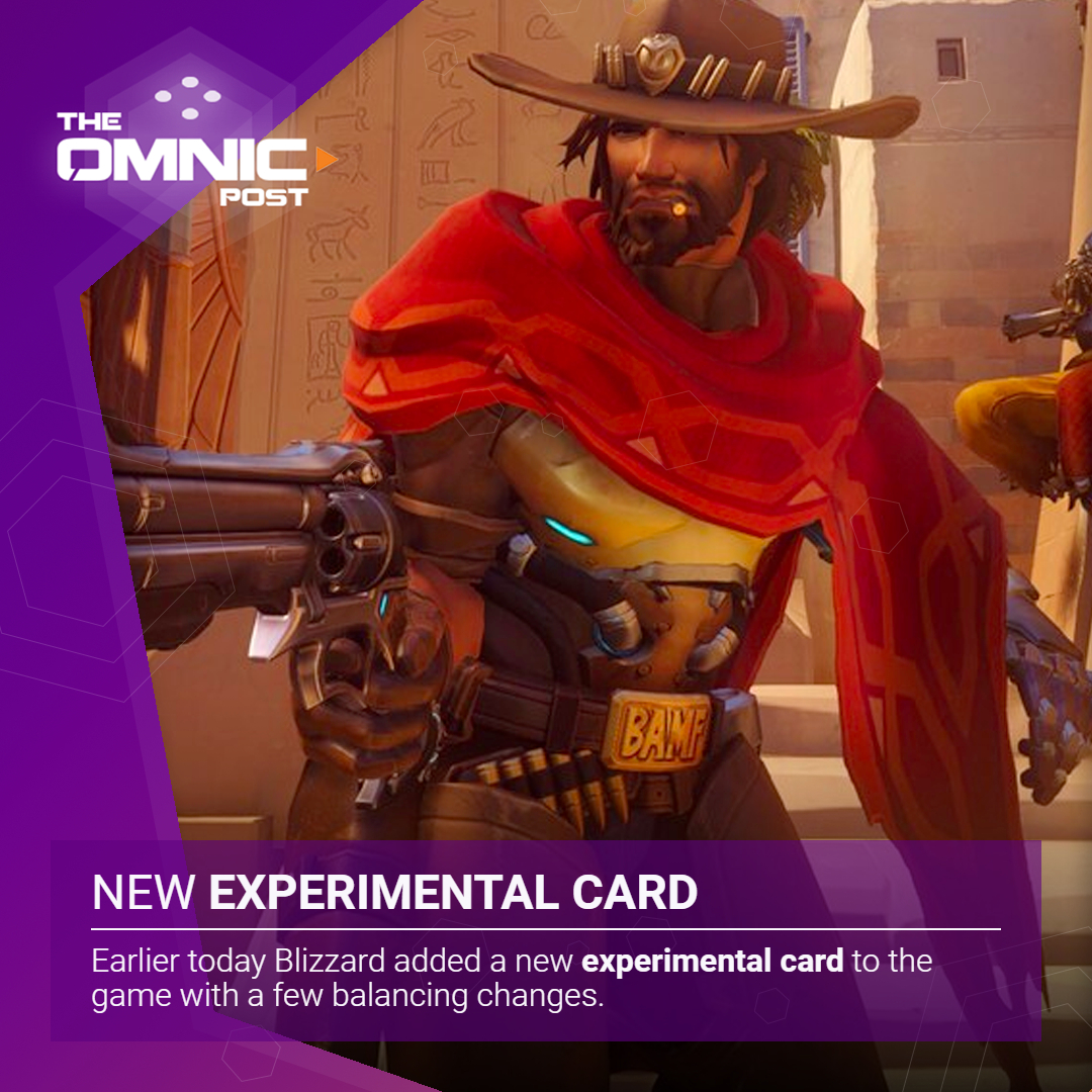 omnicpost's tweet photo. McCree can roll in the air again. Check https://t.co/CWm0v6GEiK for the patch notes.
#experimentalcard #overwatchgame #overwatch #blizzard #gaming #overwatch2 #overwatch2news #mccree https://t.co/mXE7yU65gk