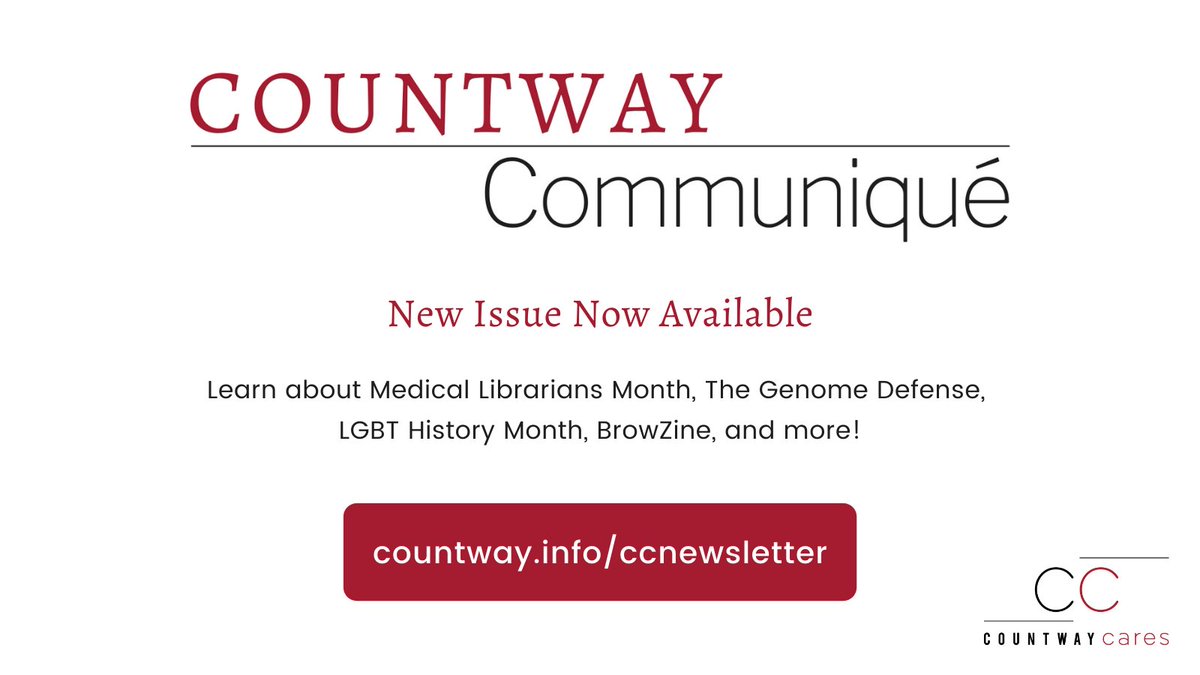 Countway Library (@hmscountway) on Twitter photo The newest issue of the Countway Communiqué newsletter is now live! See what's happening @ Countway including #NMLM, #TheGenomeDefense, #LGBTHistoryMonth, a new #UX study, #BrowZine, & more! countway.info/ccnewsletter <a href="/HarvardMed/">Harvard Medical School</a> <a href="/HarvardChanSPH/">Harvard T.H. Chan School of Public Health</a> <a href="/HMSpostdoc/">HMS Postdoc Office</a> <a href="/HarvardGSAS/">Harvard Griffin GSAS</a> <a href="/Harvard/">Harvard University</a> The newest issue of the Countway Communiqué newsletter is now live! See what's happening @ Countway including #NMLM, #TheGenomeDefense, #LGBTHistoryMonth, a new #UX study, #BrowZine, & more! countway.info/ccnewsletter <a href="/HarvardMed/">Harvard Medical School</a> <a href="/HarvardChanSPH/">Harvard T.H. Chan School of Public Health</a> <a href="/HMSpostdoc/">HMS Postdoc Office</a> <a href="/HarvardGSAS/">Harvard Griffin GSAS</a> <a href="/Harvard/">Harvard University</a>