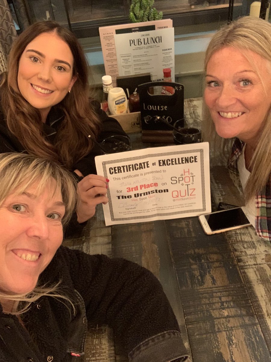 Trivia Newton no John!
Last week 3rd place….
<a href="/HotSpotQuiz/">Hot Spot Quiz 1.5k</a> <a href="/TheUrmston/">The Urmston</a> @YourUrmston #M41 #HotSportQuiz #UrmstonQuiz