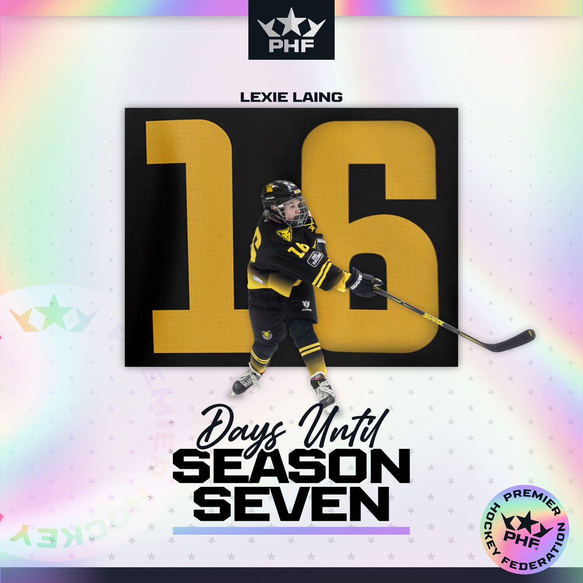 PHF's tweet photo. In 16 days we’ll be playing opening weekend games on @ESPNPlus 🤩

@lexlaing16 https://t.co/84u0q5KLyr