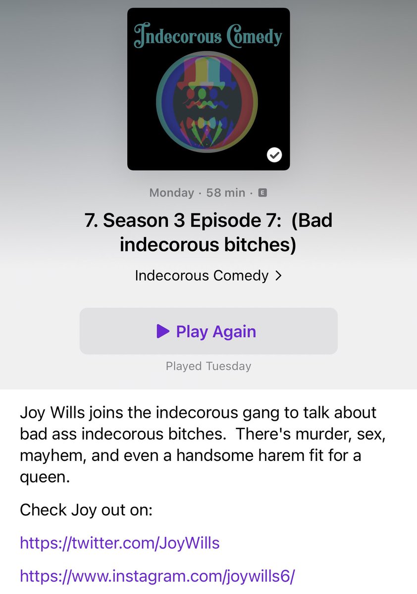 IndecorousPod's tweet photo. @JoyWills joins @carlos_valencia, Bobby &amp; Ian to talk about badass women, bad dates and bad armed robbers.  Check out the new ep available on all of the things. https://t.co/qbAxHWDiMv