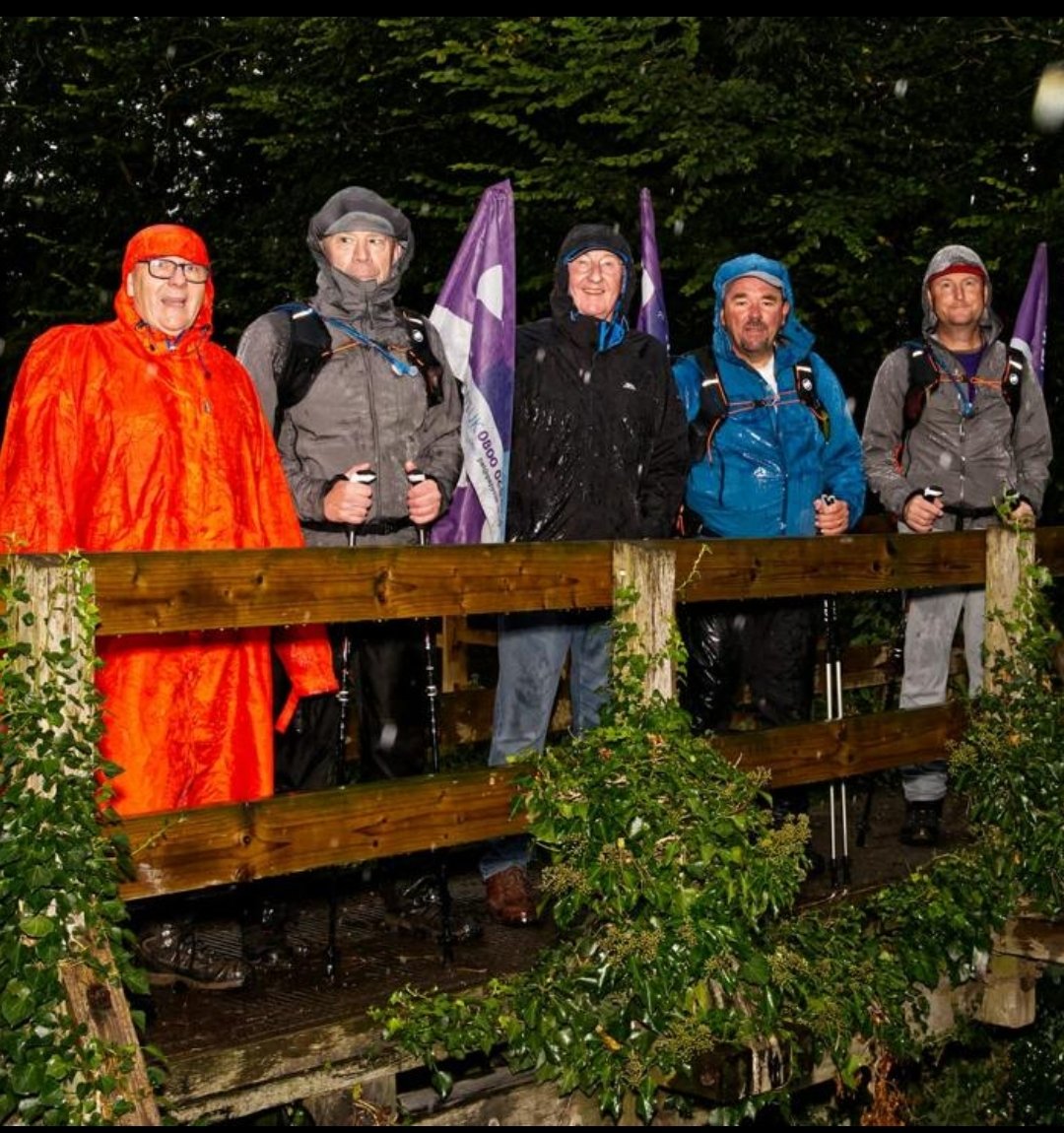 Two of our members accompanying <a href="/3dadswalking/">3DadsWalking</a> as they came through Sleaford. They are walking to raise funding for <a href="/PAPYRUS_tweets/">PAPYRUS</a>.  We were happy to make a donation in memory of a Brother we lost this year.