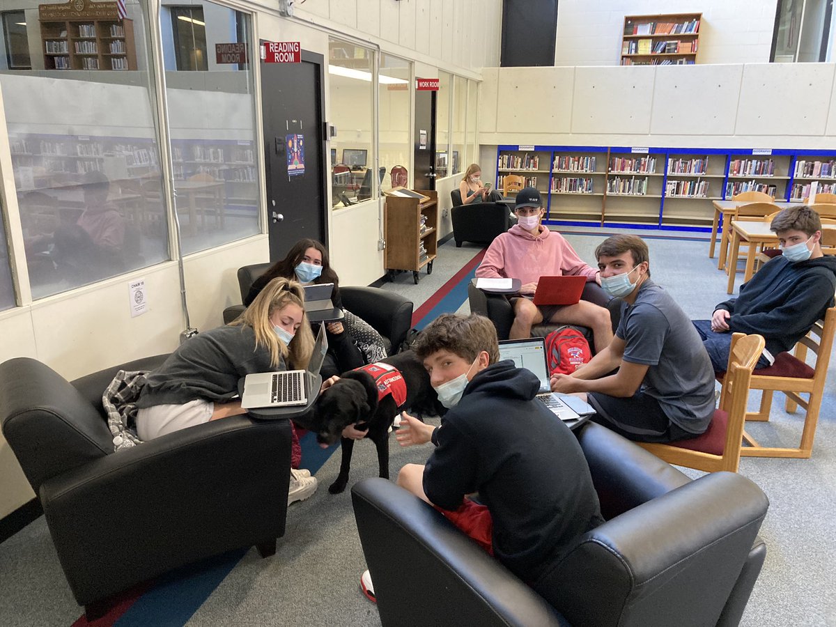 ScooterBPS's tweet photo. The BHS Library is always a great place to hang out. https://t.co/O3VQN3UW76