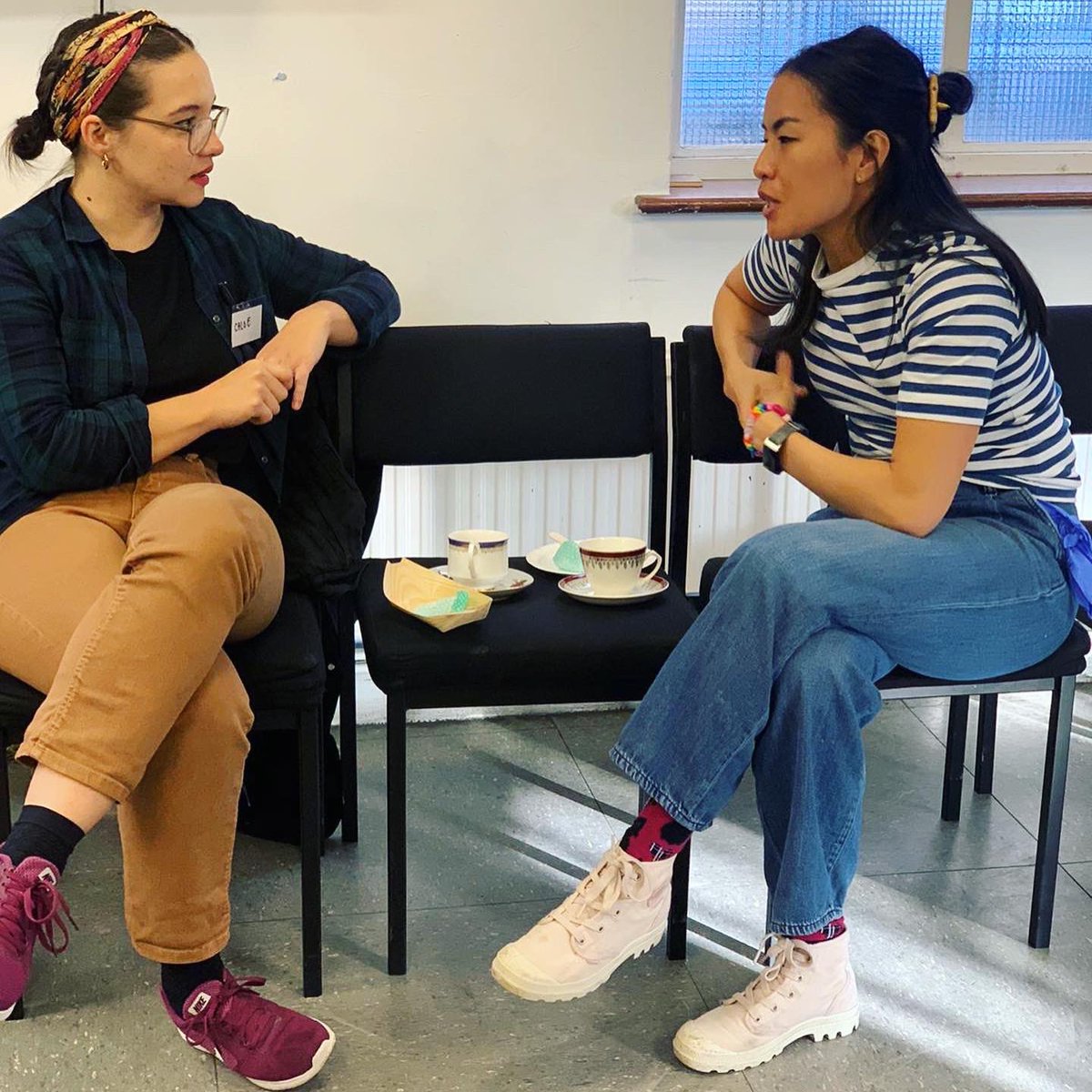 A lot of great conversations were held over tea and cake today! Peace of Cake encourages us all to share our stories and ask questions.

peaceofcaketogetherblog.wordpress.com for all of their past &amp; upcoming events creating solidarity, conversation &amp; community. Your kindness has been a comfort