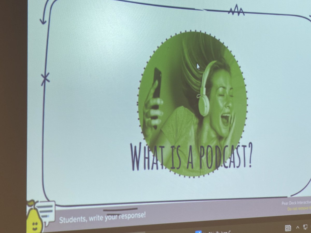 MrsKannekens's tweet photo. More great things happening in @PrairieRoseSD8 …
Excited to be @EagleButtePRSD8 with @hlaturnas in her #Info10 class as they begin their journey of creating a student podcast series!
🔈Just listening to some #Junkdrawer student podcast models via @BryonCar https://t.co/ct9HnUkAp6