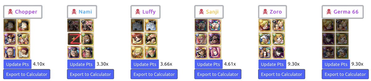 DrogonFlammen's tweet photo. My Tm. I didn’t had much time this Tm. Got Buggy and Sweet 3 from the ranking pulls. https://t.co/KLsL9H6HZ7