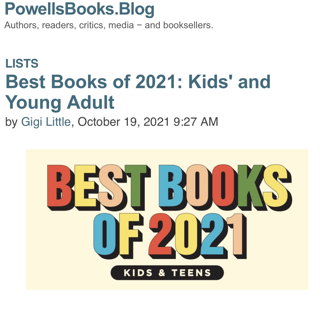 Really sweet little write up on New Book (out at the end of November) over on <a href="/Powells/">Powell's Books</a> ❤️

Also this list!

powells.com/post/lists/bes…