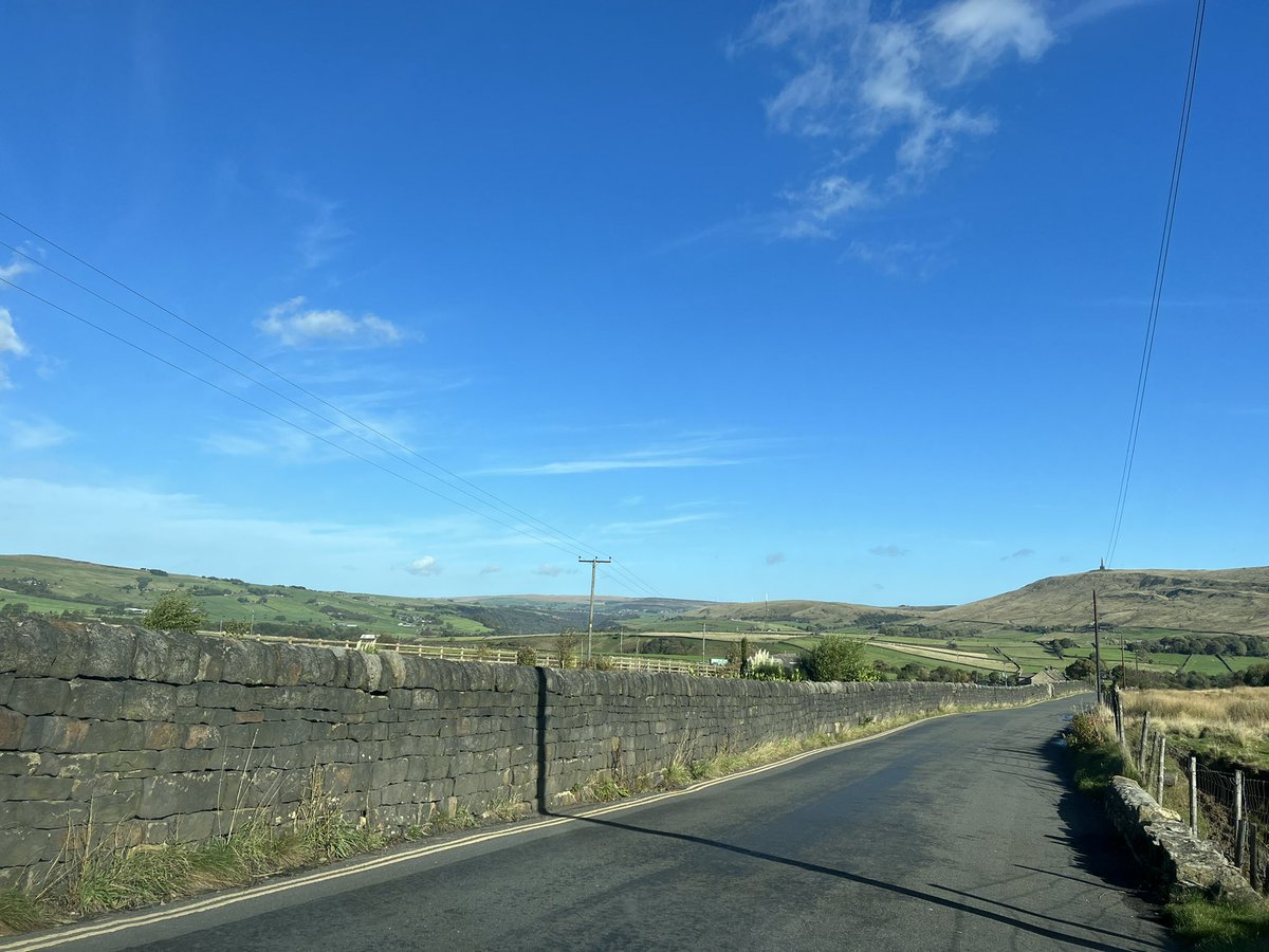 People often say to me “oooo that’s a long way from home” when I tell them where I work. But when this is your office and you get to enjoy views like this why would you not want to make that journey. #Calderdale #uppercaldervalley #communitynursing #calderdalefrailtynetwork