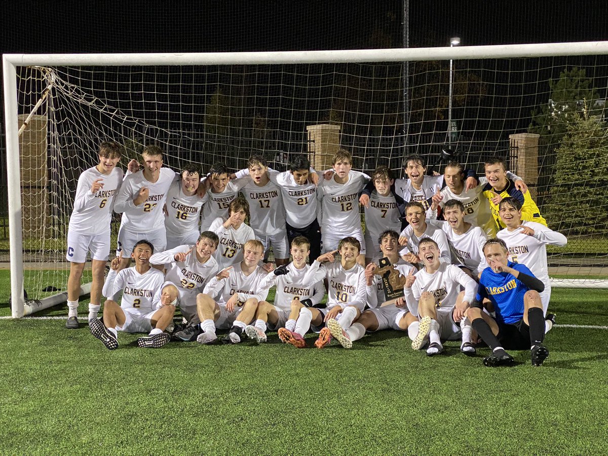 District Champs <a href="/Ctown_soccer/">Clarkston Varsity Soccer</a> @MISoccerCentral <a href="/CTownAthletic/">Clarkston Athletics</a>