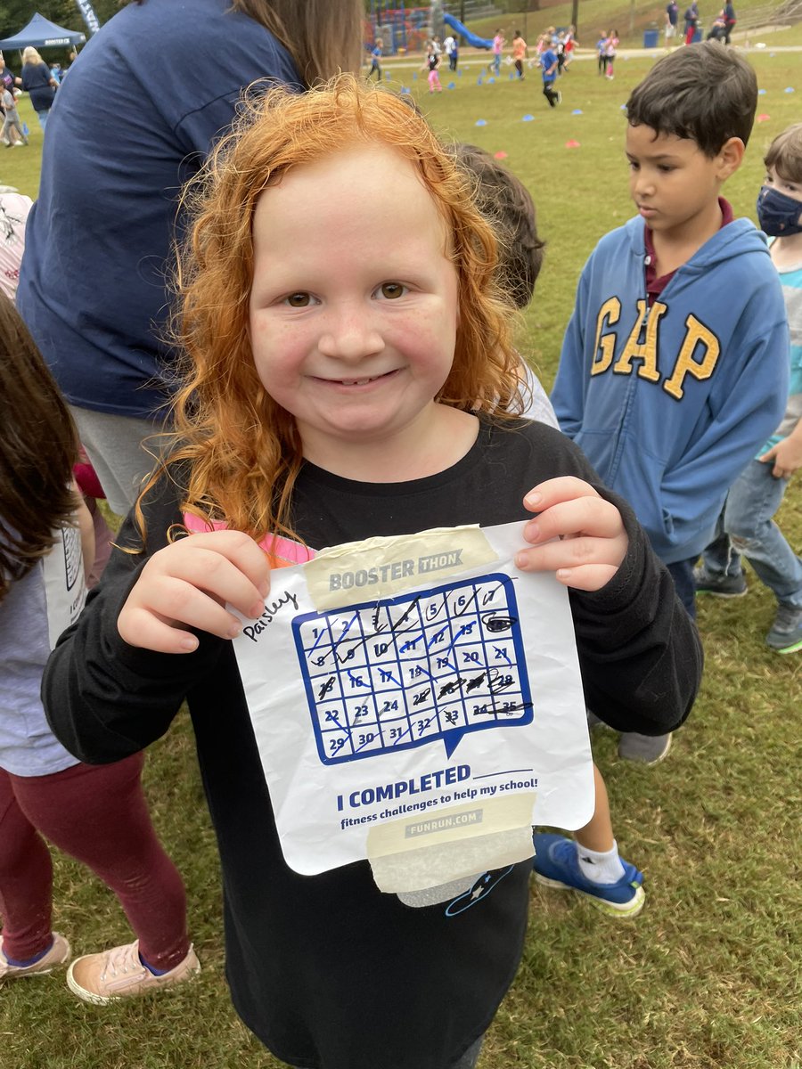 GracyGriffith's tweet photo. We had a very fun Boosterthon Fun Run this morning running laps to raise money for our school! #BlackwellBest https://t.co/nUgdX99vz3