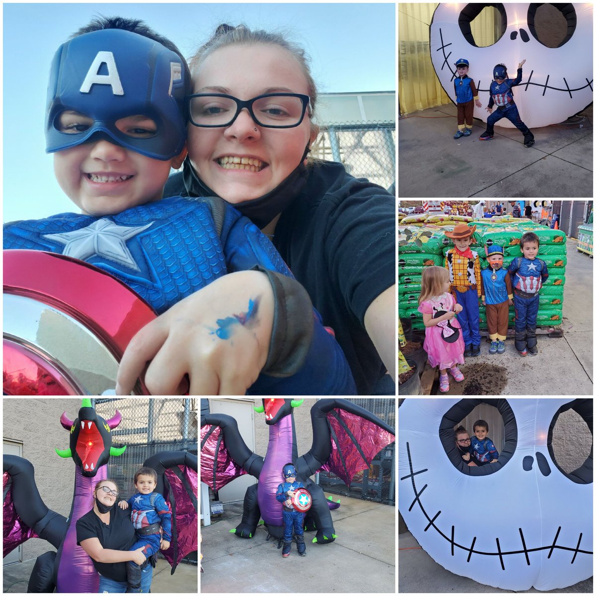 Had an awesome time at work tonight lowes#2589 with my son and coworkers!!!The kids had a BLAST!!! Pumpkin painting, picture taking, running and playing, and don't forget the candy bags!! <a href="/AlyshaKellie/">Alysha Scott</a> <a href="/Ingram5Curtis/">Curtis Ingram</a> <a href="/AyersBekah/">Bekah Ayers</a> <a href="/BrianMoorehea13/">Brian Moorehead</a>