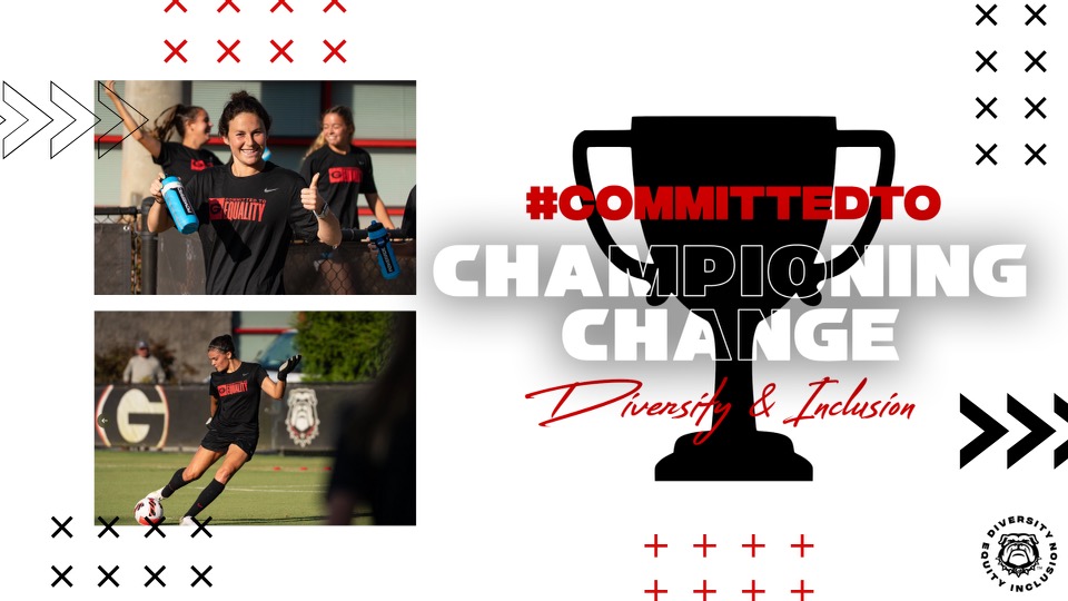 From unique team community and civic engagement initiatives to the efforts of the Student-Athlete Diversity, Equity, and Inclusion Committee, UGA student-athletes are committed to utilizing their platform to inspire change. #ChampioningChange #NCAAInclusion