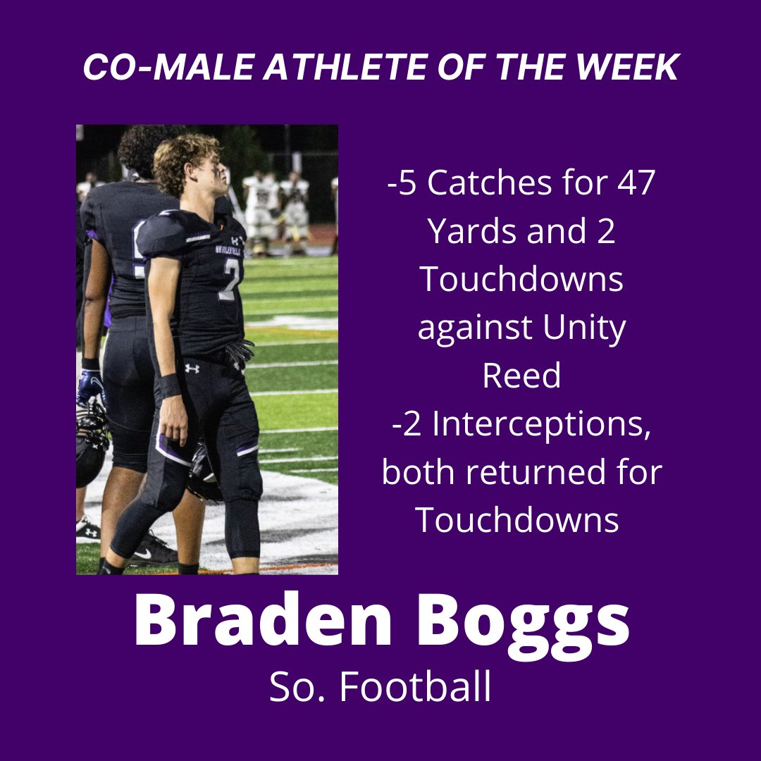 BHSSportsNet's tweet photo. We’d like to offer a late congratulations to last week’s Athletes of the Week! Will Harley and Braden Boggs again share Co-male AotW honors as they each recorded another big performance, while Hillarie Adams returns with 3 great games during a crucial stretch for volleyball! https://t.co/Ra3nDt4KNy