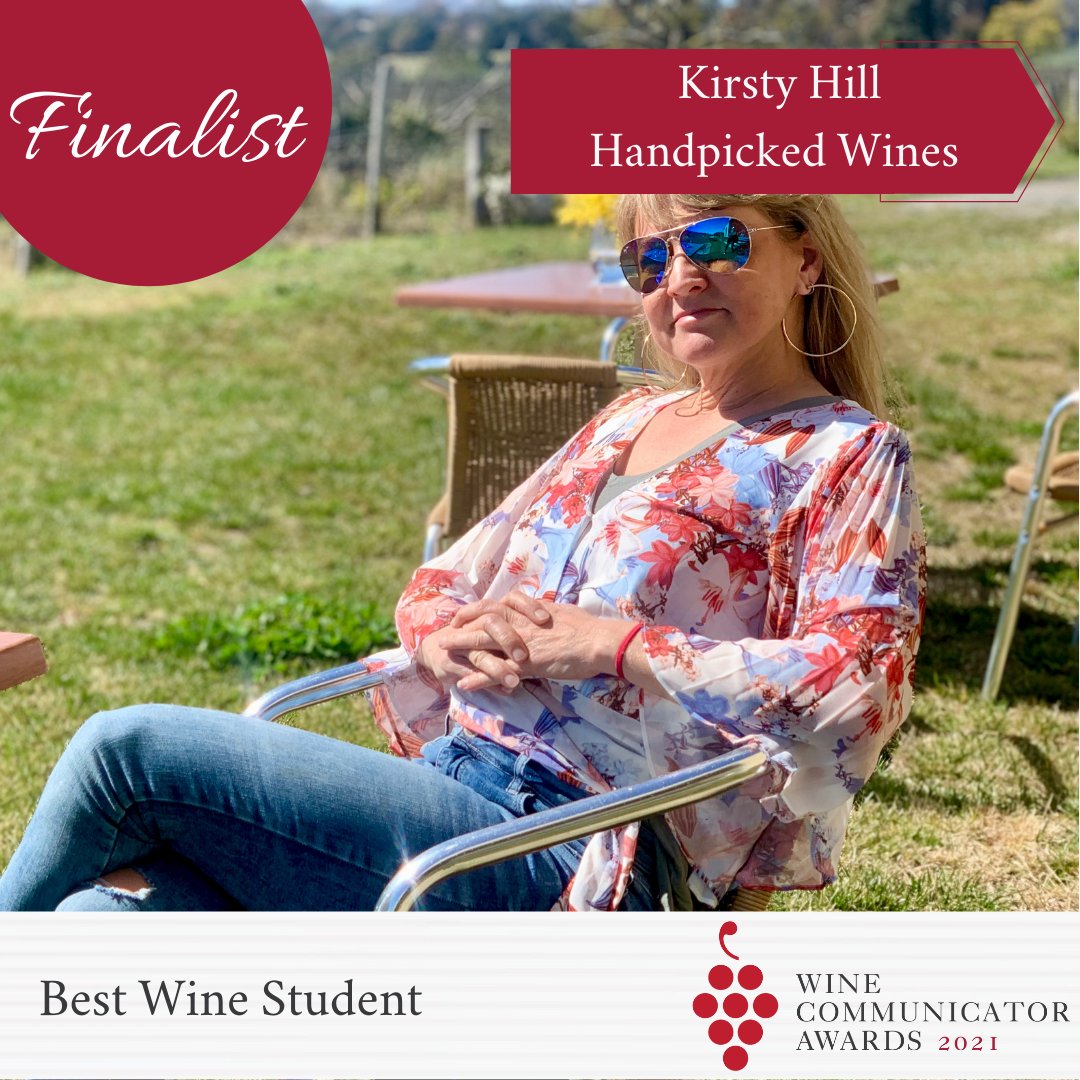 WineComAust's tweet photo. Congratulations to Kirsty Hill, @HandpickedWines for being selected as a finalist in the 2021 Wine Communicator Awards. π
This award is sponsored by our friends at @UniofAdelaide
#WineCommunicatorsofAustralia #WCAwards #wineeducation https://t.co/RV8JkuhnUP