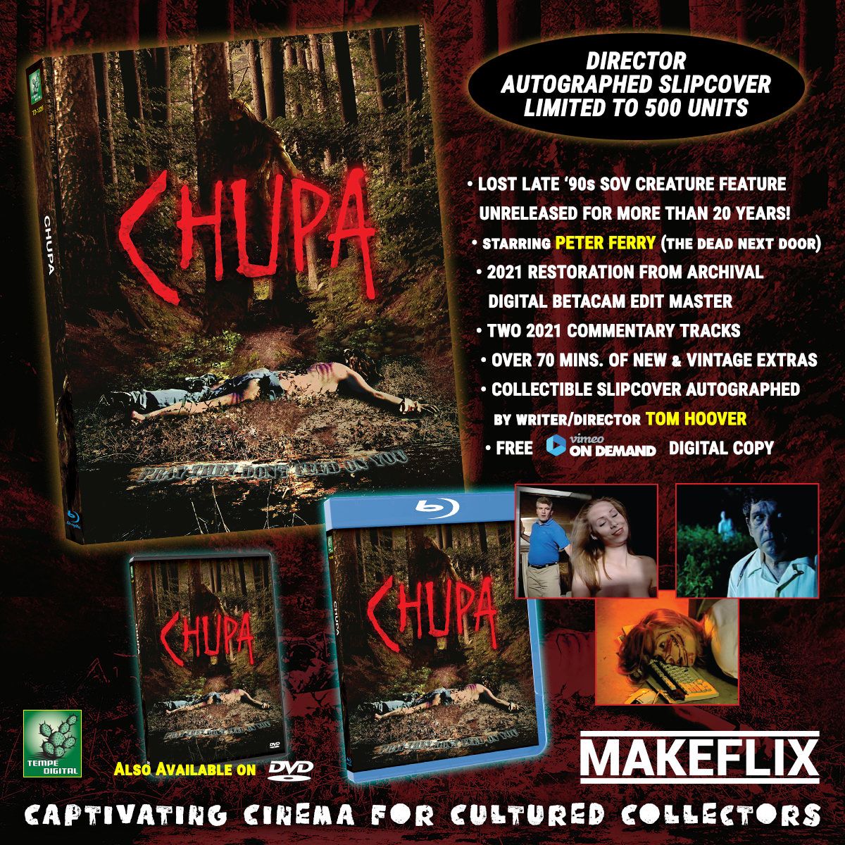 makeflix's tweet photo. Watch the trailer for CHUPA on @Vimeo then preorder the streaming digital version and watch it next Tuesday!

https://t.co/8Kvc8bGmm9

Also included FREE with the Blu-ray or DVD available from @makeflix — now shipping!

#makeflix #chupa #tempedigital #bluray #DVD #tomhoover #SOV https://t.co/nhpnIPAMrh