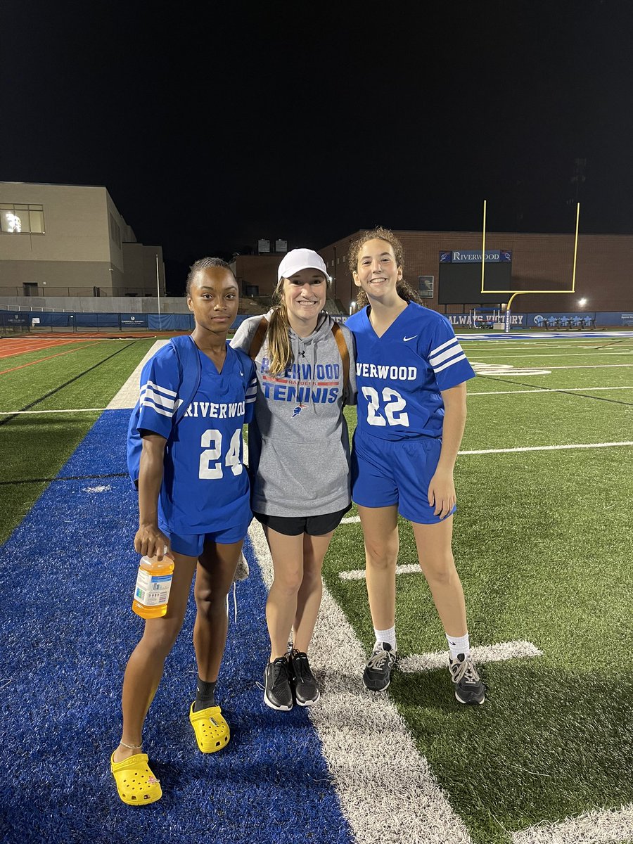 Lady Raiders are 4-0!! Glad I got to see #22 &amp; #24 dominate on the field tonight! Just don’t get hurt before tennis season! <a href="/RicsFlagFB/">RICSFlagFootball</a> <a href="/danteky14/">Coach Shane Davis</a> <a href="/MadisonFletch/">Madison Fletcher</a> <a href="/RICSAthletics/">Riverwood Athletics</a>