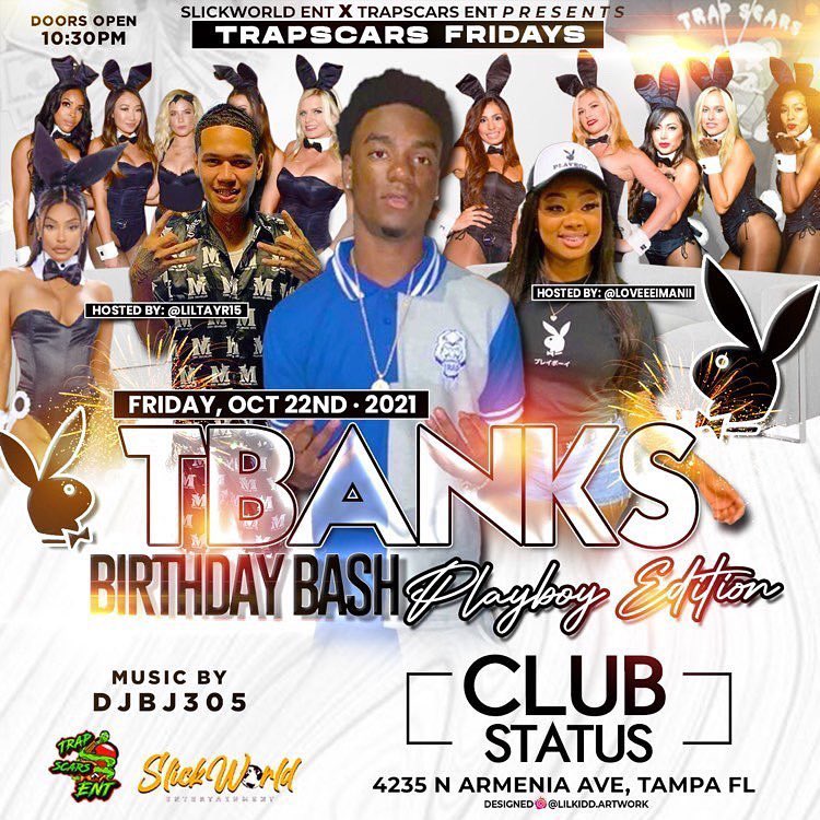 TreBanks19's tweet photo. Tomorrow Night @Clubstatustampa My Bday Bash Yall Push Up ! https://t.co/MLnnRSEQDx