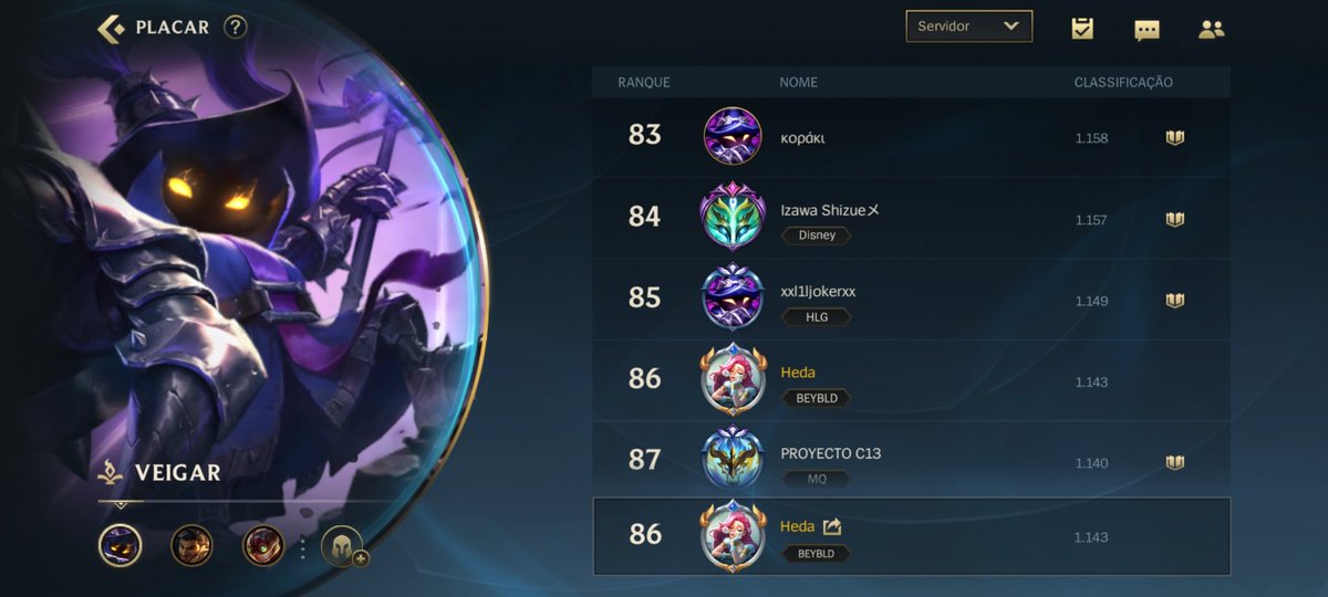 drunkpond's tweet photo. Top 86 pq se conseguisse jogar sempre tava top 1 https://t.co/w2d6AlS7je