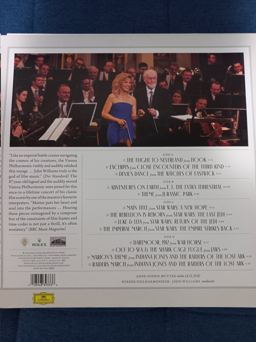 fdoporter's tweet photo. Por fin me llego... #JohnWilliamsWienerPhilharmoniker 
#InVienna #Soundtrack 👏👏👏 https://t.co/8mW1ZeYCtT