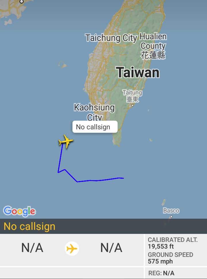 Oceanworldfree's tweet photo. 🇺🇲USN #AE6832

#TaiwanADIZ S.W.
#SouthChinaSea

Boeing P-8A https://t.co/QrOAB59zem