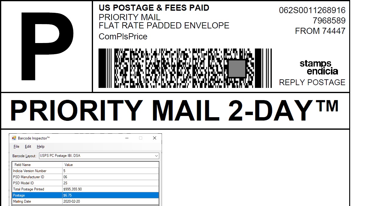 PostageAuditor's tweet photo. USPS Postage Reseller NSA Report
https://t.co/kVcMB8r4Tt
Priority Mail, Padded Flat Rate Env
Mailing Date: 02/20/2020
NSA Price: $6.75
Published Price: $7.75
Reseller Profit: $1.00 (12.9%) https://t.co/DJz0KFPkGG