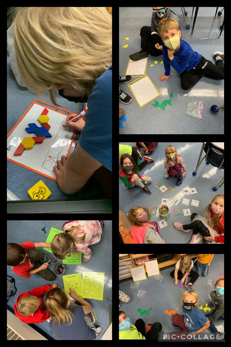 MrsBallinger1's tweet photo. Having fun exploring 2D shapes in a variety of centres. #persistence #SpacialReasoning @SilverSpryycbe https://t.co/xodAoD6cHf