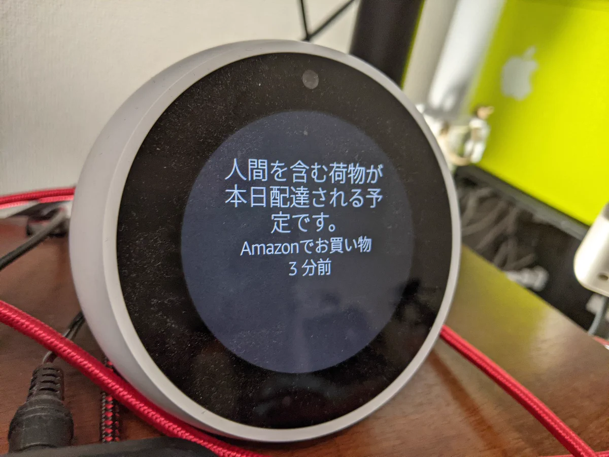 アレクサから荷物お届けのお知らせ！「人間」を含む荷物が配達されるw