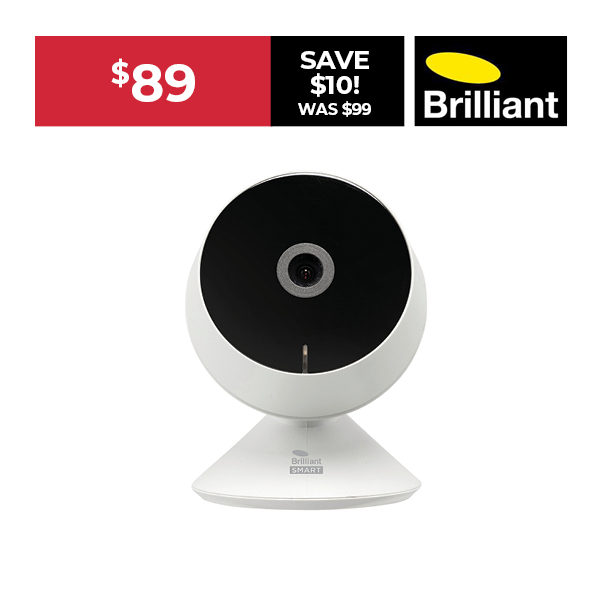 LECAUSTRALIA's tweet photo. Brilliant Smart MIA WiFi Camera WAS $99 now $89
•FHD 1080, 2.0 Megapixel camera.
•Night vision infra-red detection: up to 5m.
Find your closest LEC store👇
https://t.co/4Nc9FotQ6T
#securitysolutions #brilliant #leadingedgecomputers #leadingedgeretail #LEC #leadingedge https://t.co/BLTmIMxDIT