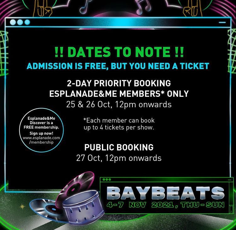 Heads up on the registration for tickets if you intend to catch the bands LIVE. It’s free!